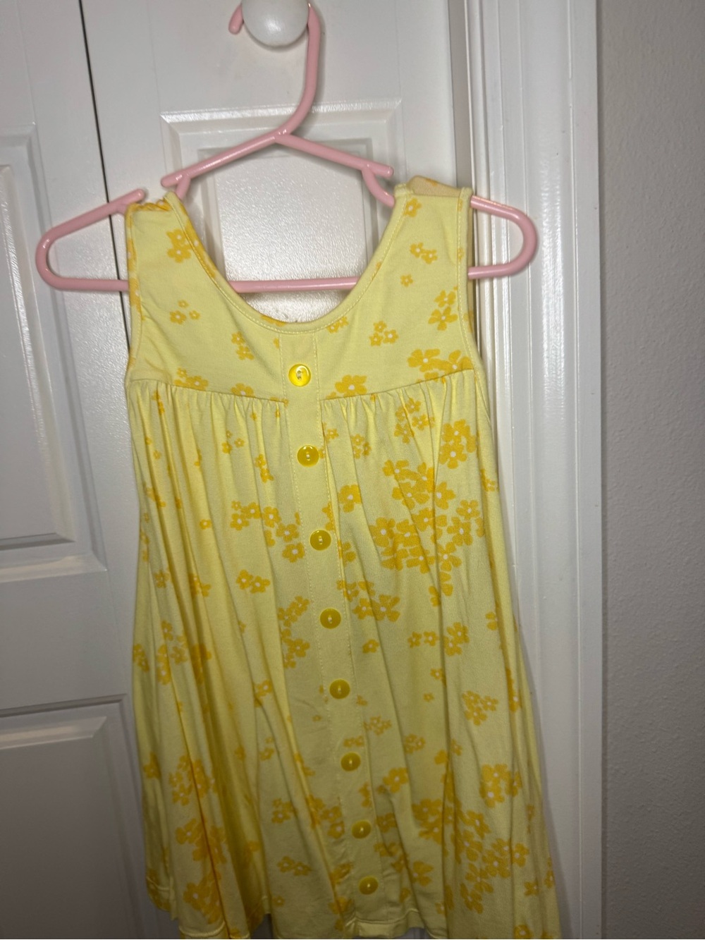 Omi Jo (Well Dressed Wolf)  Yellow Floral Button-Front Sundress